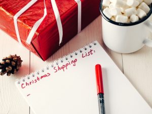 Christmas gifts shopping list