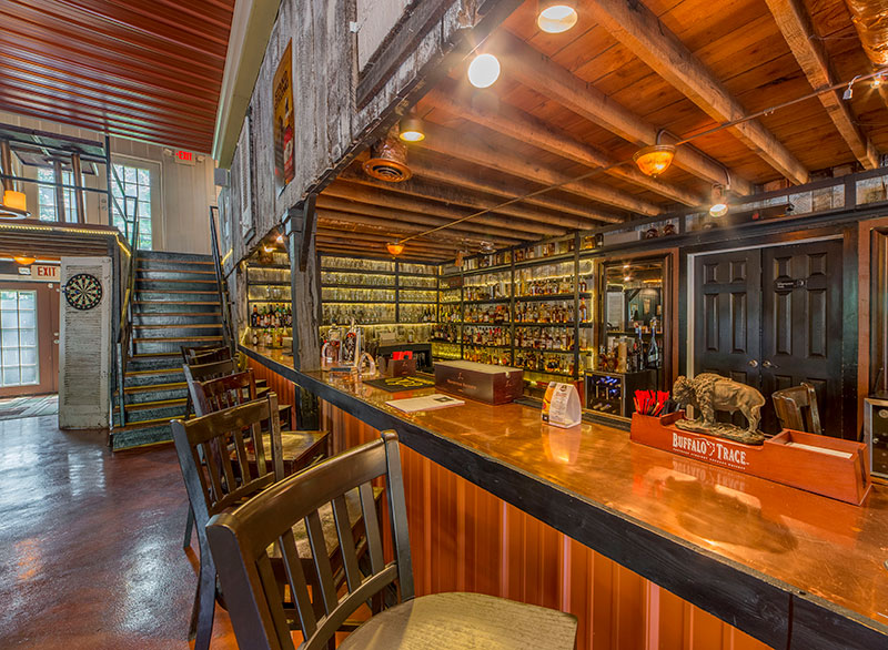 Bourbon Bar in Bardstown Kentucky at Bourbon Manor Bed and Breakfast