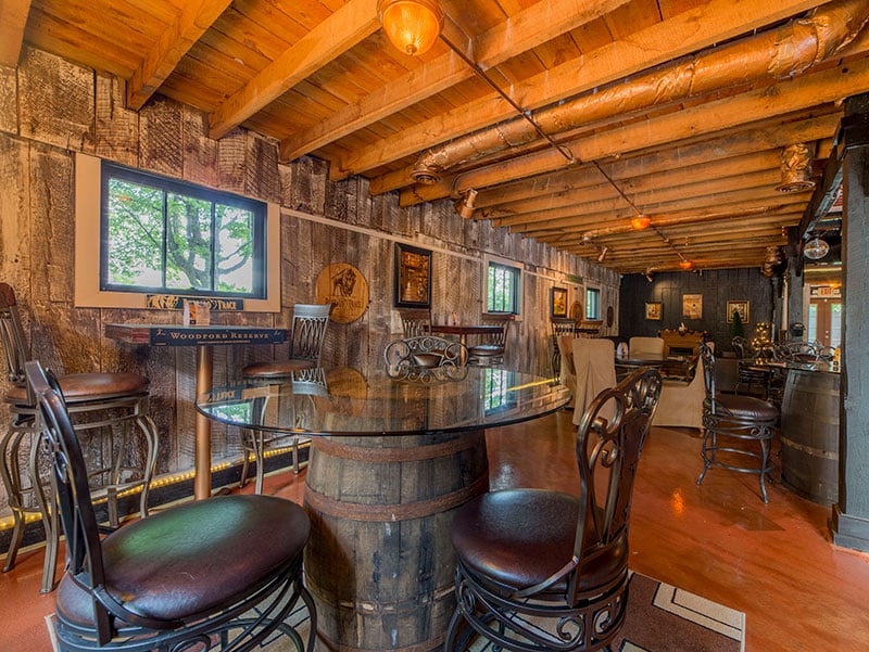 Bourbon Bar in Bardstown Kentucky at Bourbon Manor Bed and Breakfast